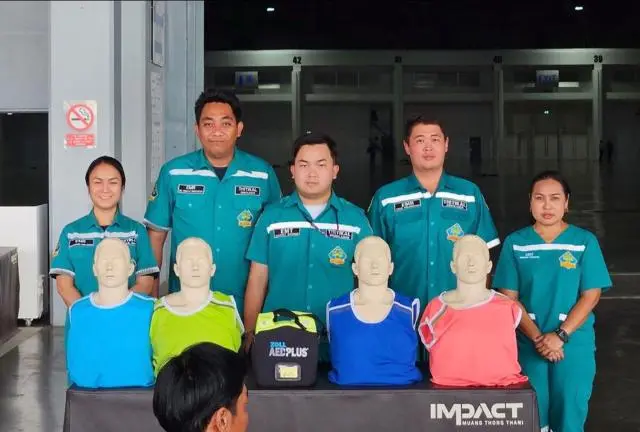 อบรม CPR + เครื่อง AED — ฐิติกาล Thitikal Ambulance